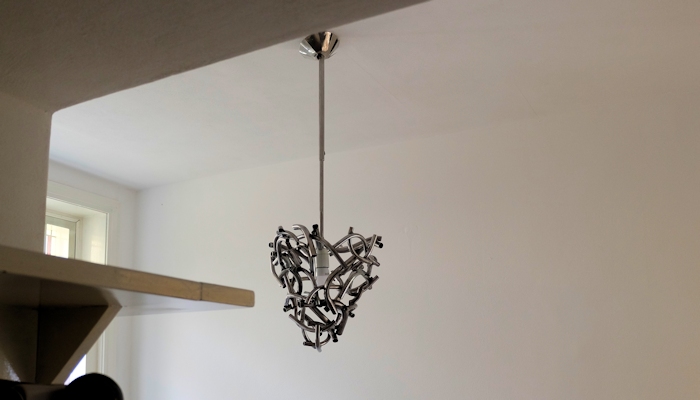 Hanglamp in de hal