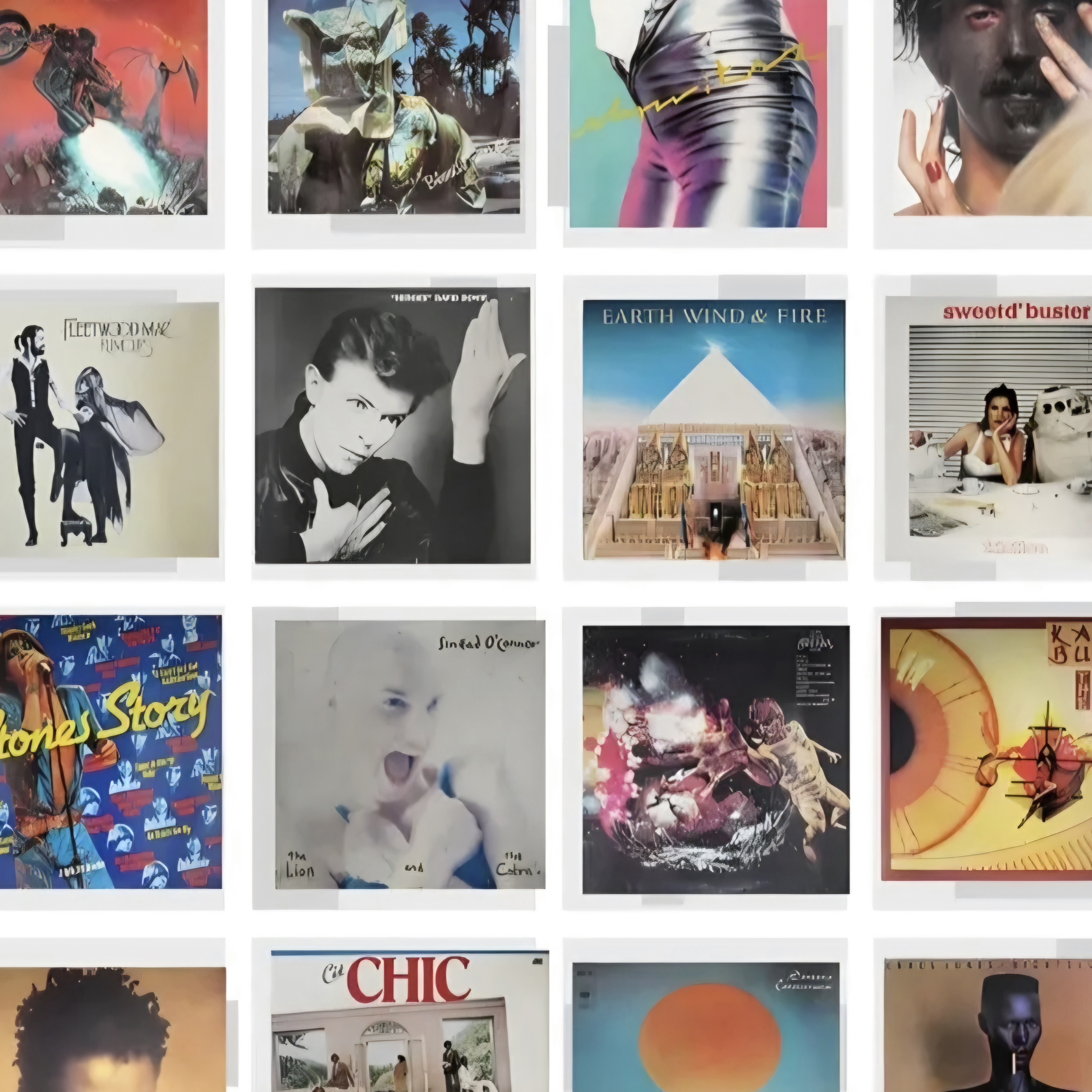 LP-hoes wanddecoratie